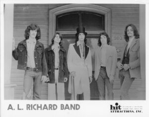 Summer of 1973 - pre-touring lineup of A L. Richard Band (formerly "Hereafter")