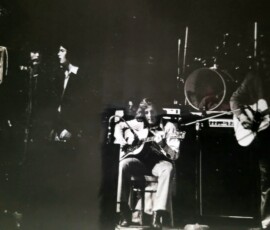 Dave Duncan at Concert of Friends (October 1972). Dave was usually behind the scenes as our sound tech, lighting tech, and recording tech. He also took many of the photos you see on this page! This night, he joined us on stage for a very special performance!