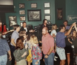 I can't remember the name of this restaurant/bar in Charlotte. We played there several times, here with Flip Moore, later with Billy Orr.